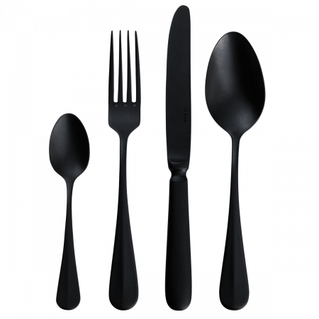Besteck set 24 tlg. - Baguette Vintage Schwarz